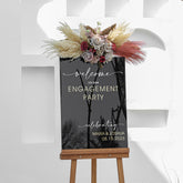 Acrylic Engagement Party Welcome Sign -RR